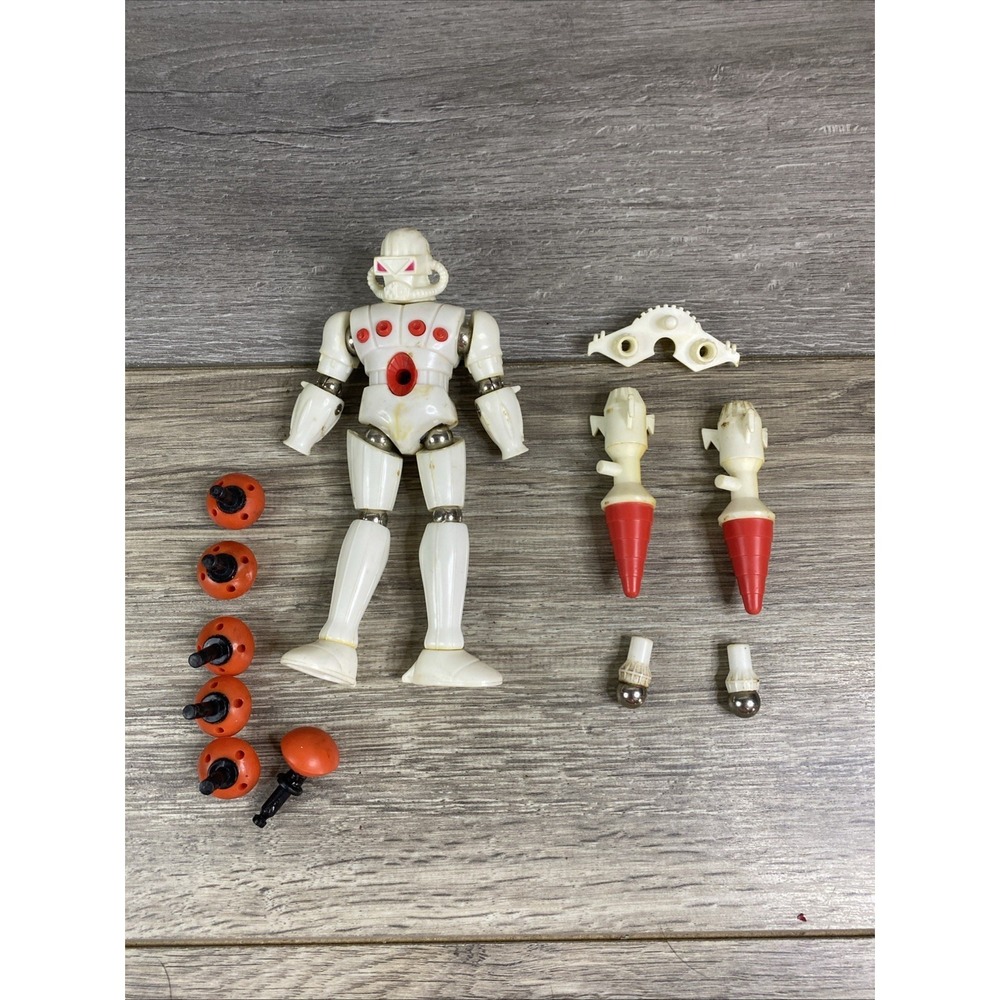 Vintage 1977 Mego Micronauts Force Commander Magnetic Hong Kong Incomplete